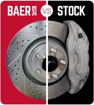 Jeep Liberty Brake Rotors (2) - Rear - Baer Brakes - Claw Performance Rotors - `03-`07